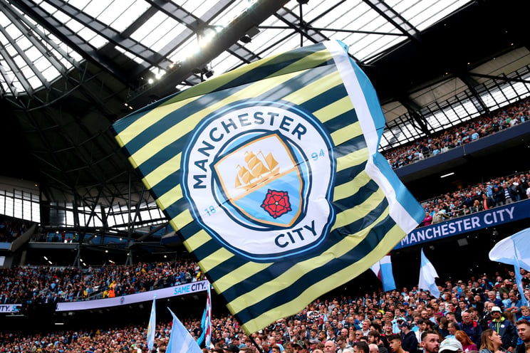 Флаг "Манчестер Сити"/GettyImages.ru